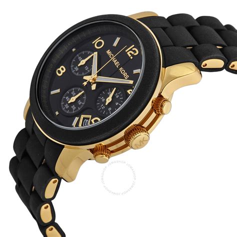 black michael kors watch|michael kors access watch black.